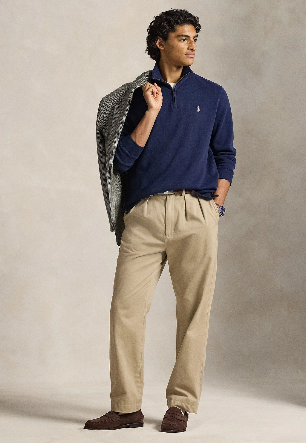 Sweater Azul Algodón Adulto Hombre Polo Ralph Lauren