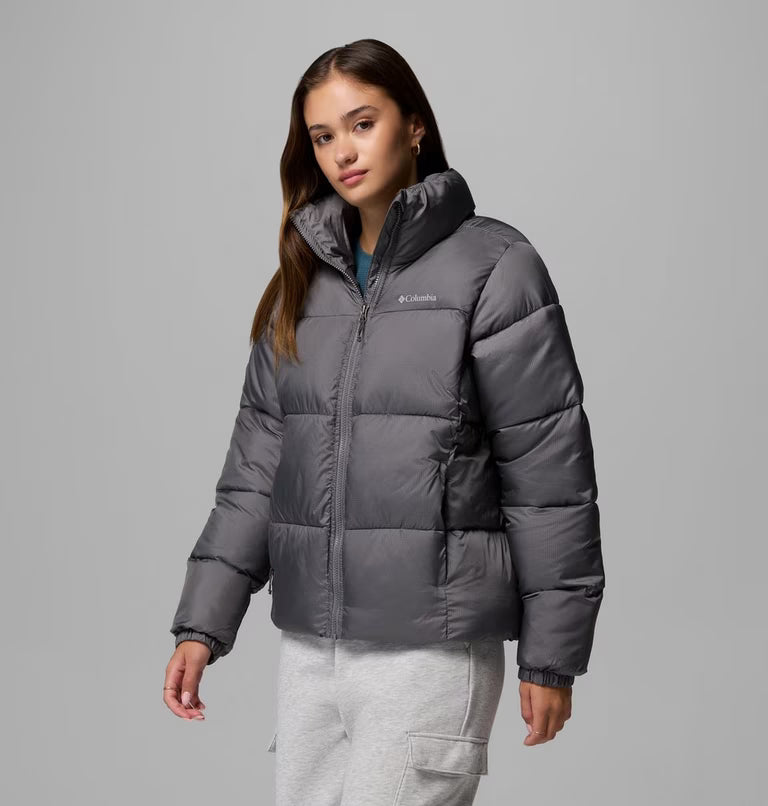 Chaqueta Puffer Gris Columbia