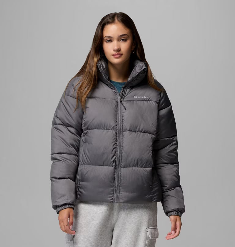Chaqueta Puffer Gris Columbia