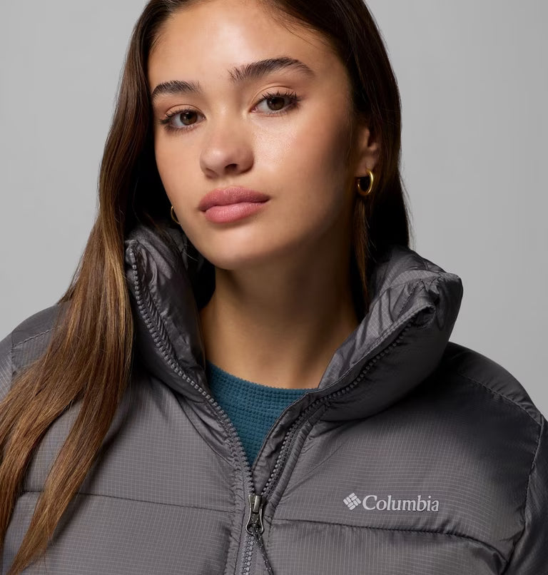 Chaqueta Puffer Gris Columbia