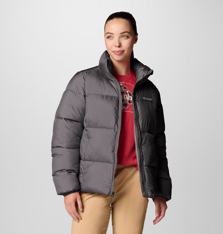 Chaqueta Puffer Gris Columbia