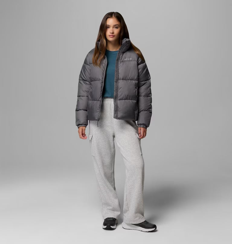 Chaqueta Puffer Gris Columbia
