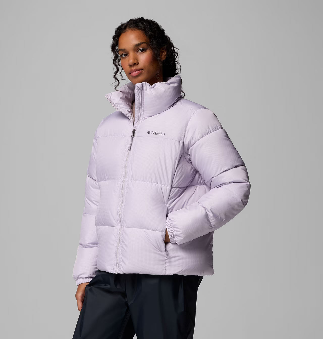 Chaqueta Puffer Lavanda Columbia