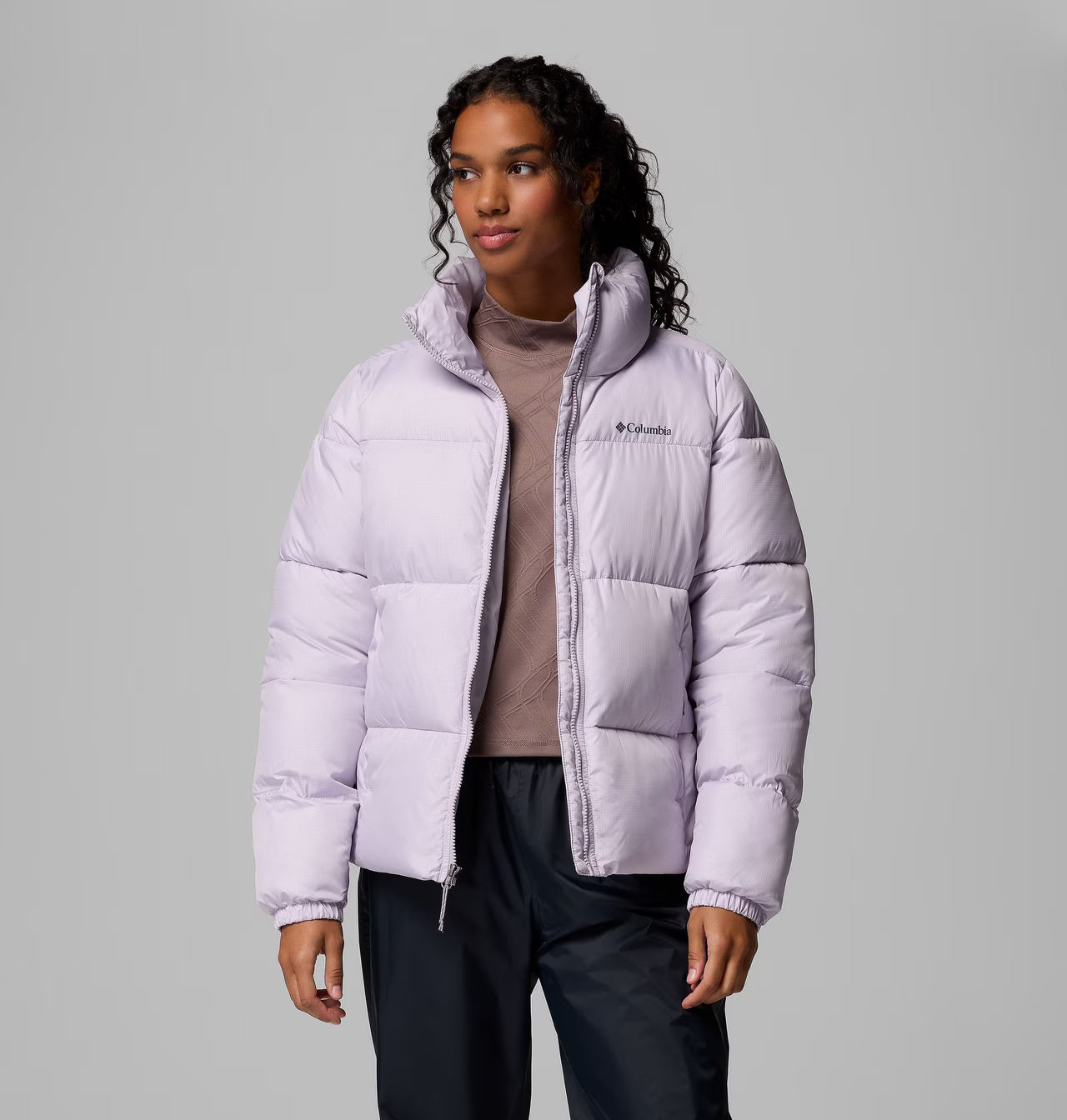 Chaqueta Puffer Lavanda Columbia