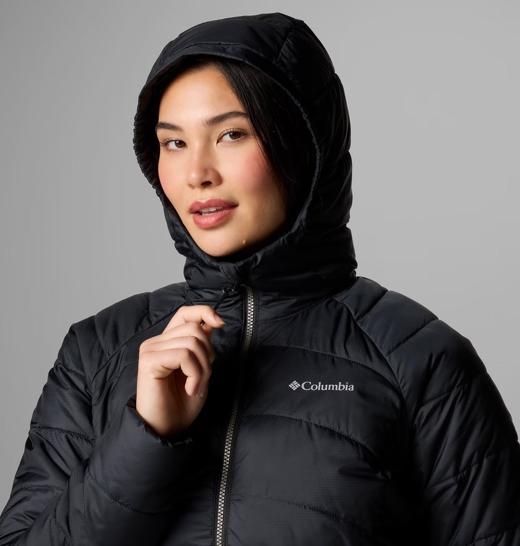 Parka Karis Gale Larga Negra Mujer Columbia