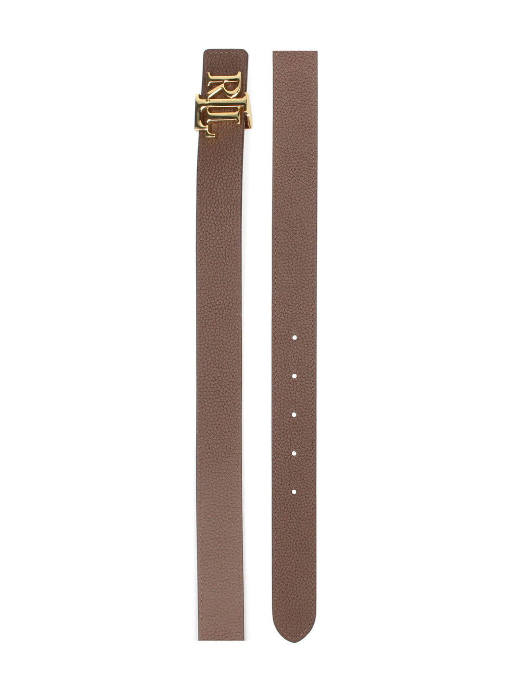 Cinturón Lauren Tan/Dark Brown Reversible 2 cm Ralph Lauren