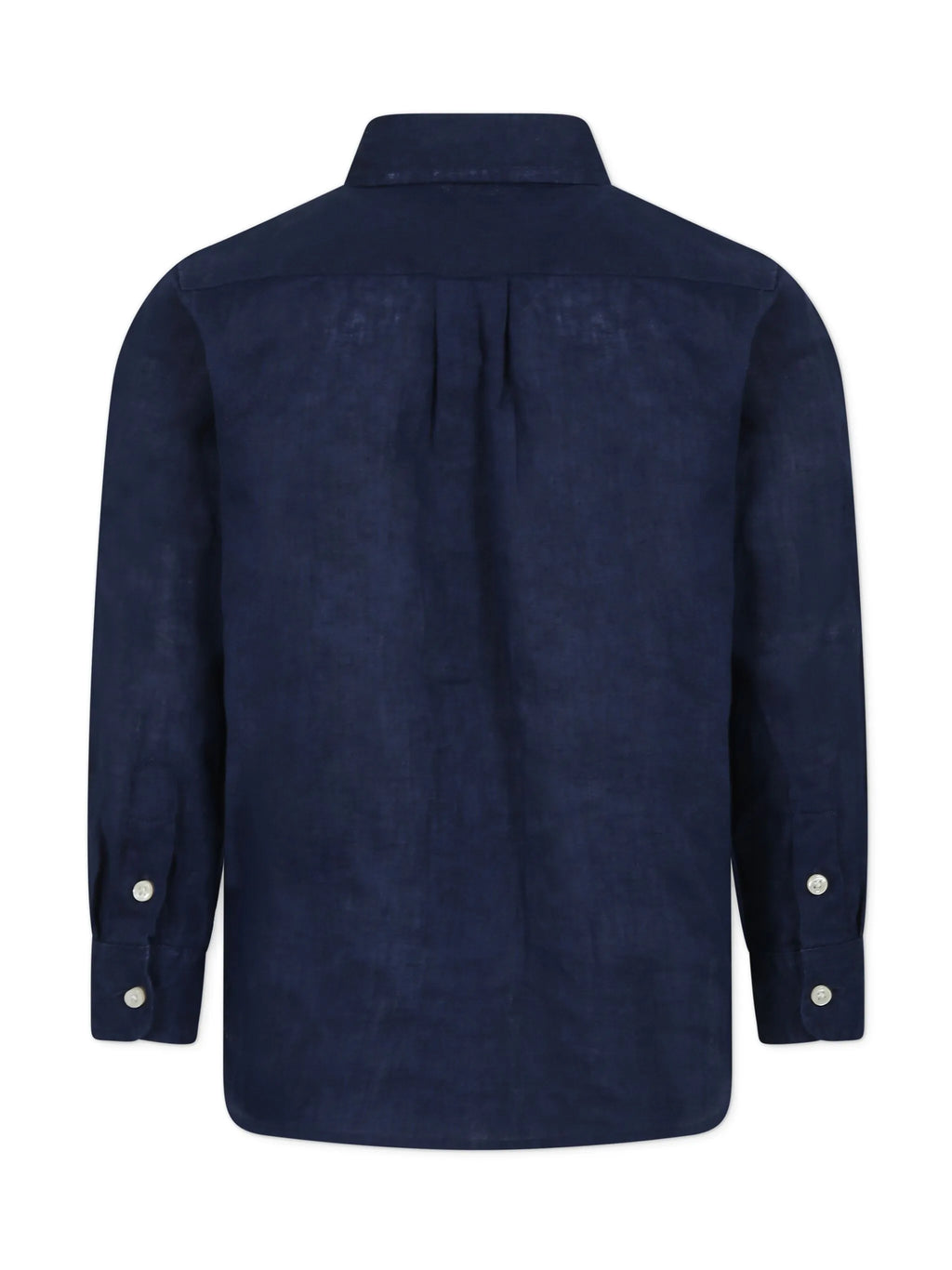 Camisa Azul Lino Juvenil Polo Ralph Lauren