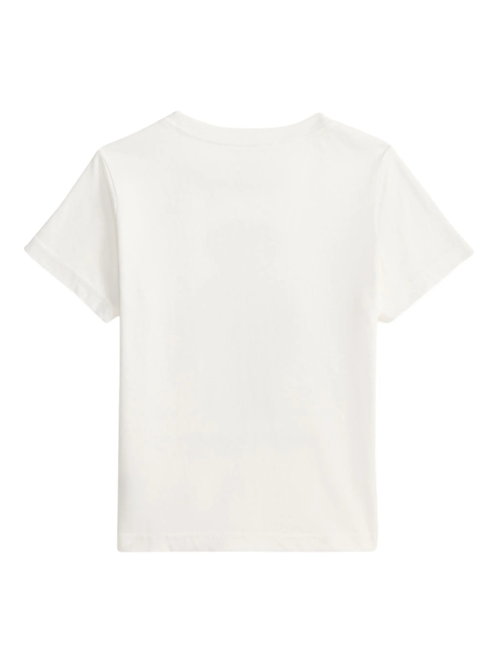 Polera Blanca Algodón Juvenil Polo Bear