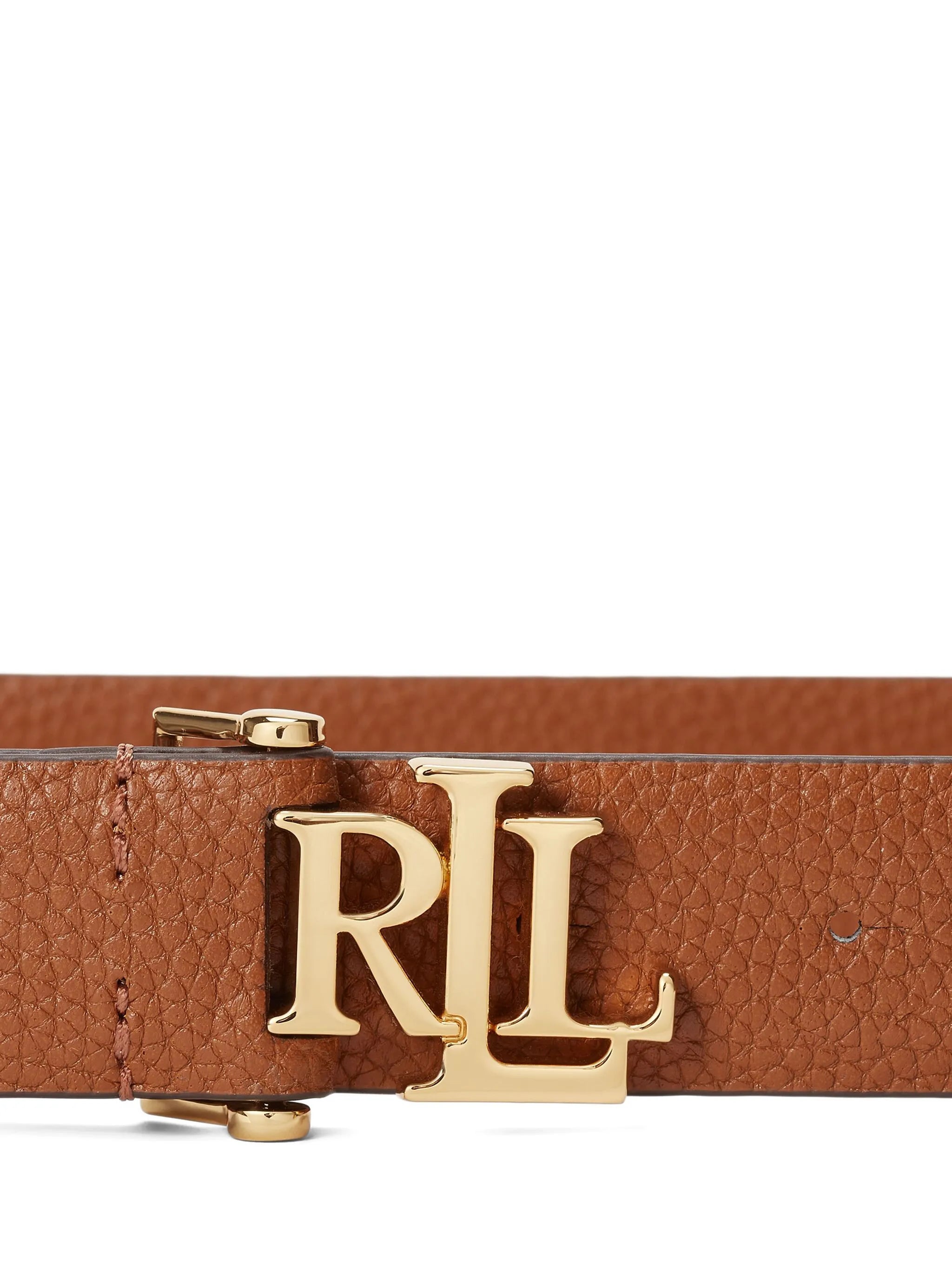 Cinturón Camel Cuero Fijo 4 cm Ralph Lauren