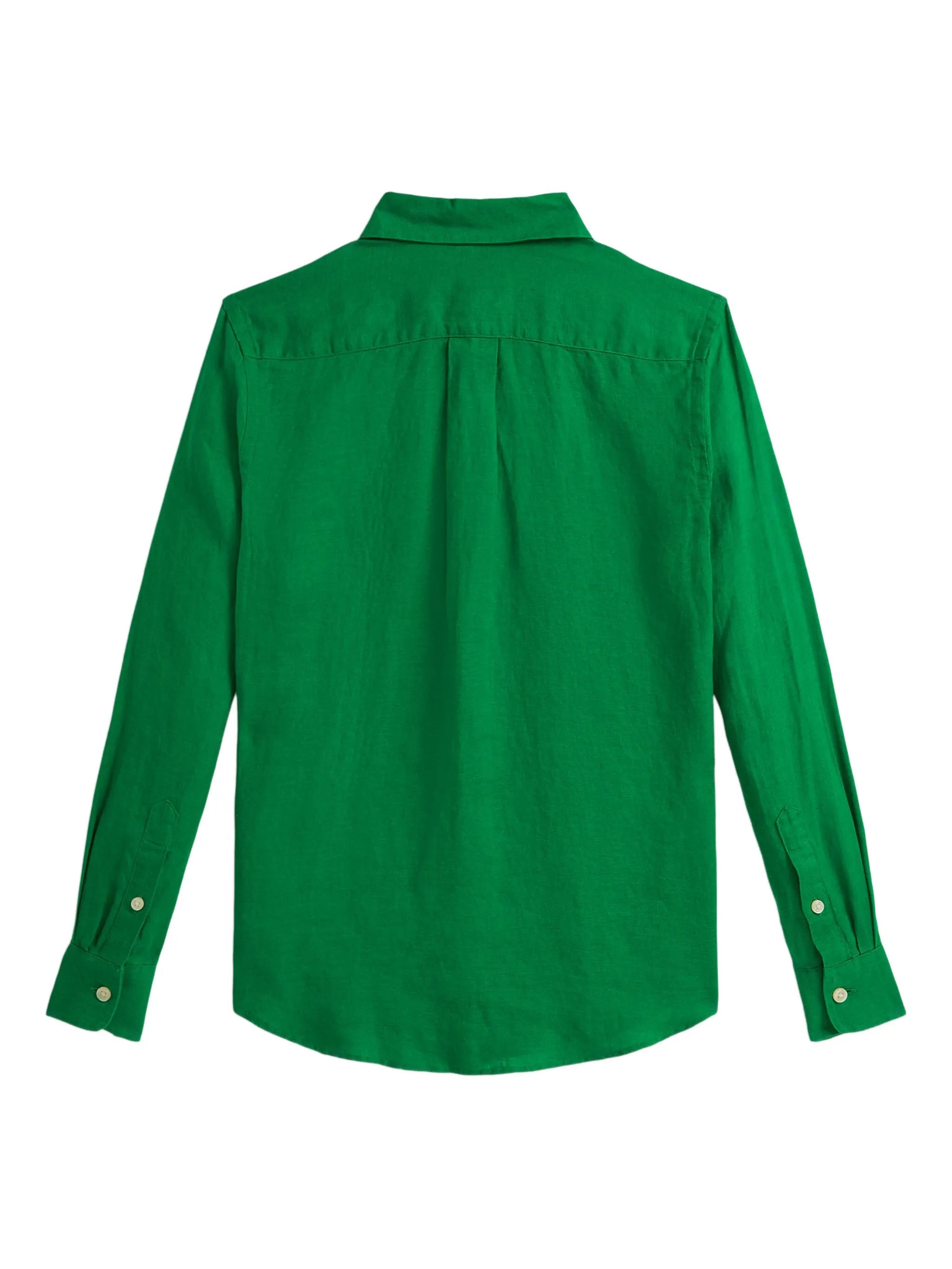Camisa Verde Algodón Juvenil Polo Ralph Lauren