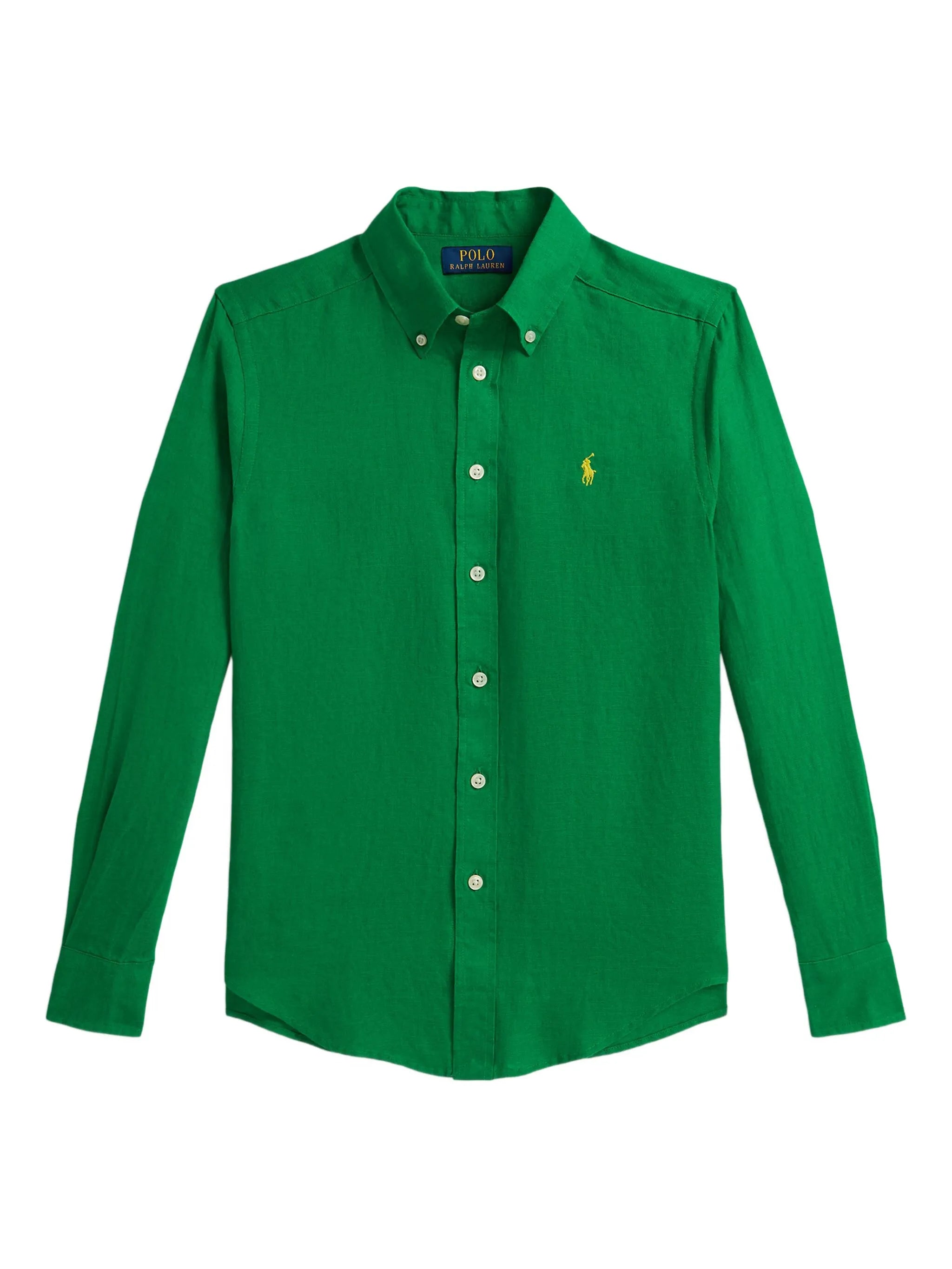 Camisa Verde Algodón Juvenil Polo Ralph Lauren
