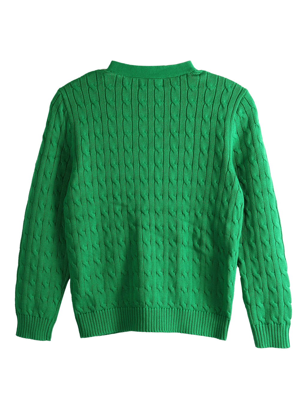 Cardigan Verde Algodón Juvenil Polo Ralph Lauren
