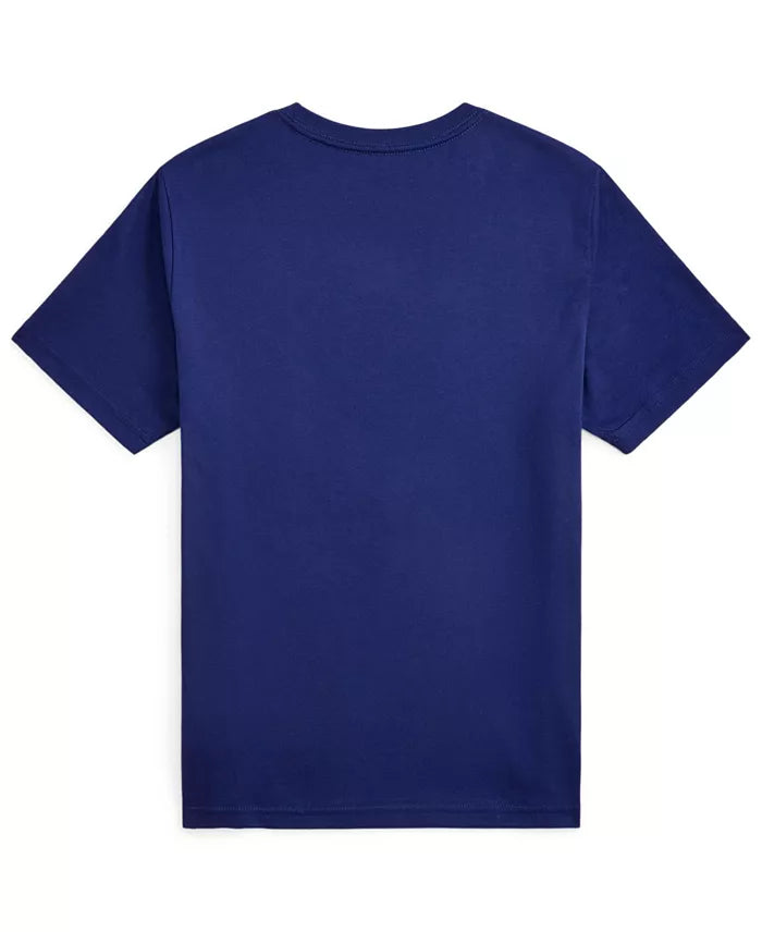 Polera Azul Algodón Polo Bear Juvenil