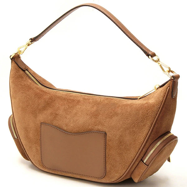 Cartera Convertible Merritt Gamuza Café Michael Kors