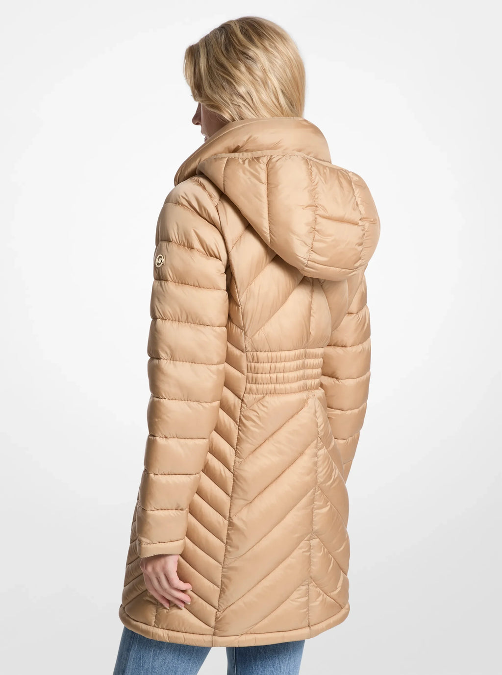 Parka Larga Doble Cierre Khaki Michael Kors