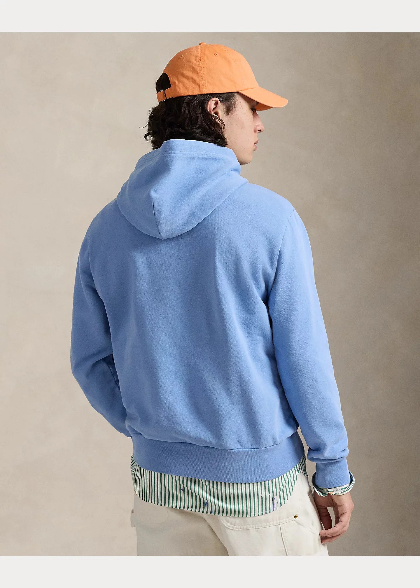 Polerón Celeste Algodón Adulto Hombre Polo Ralph Lauren