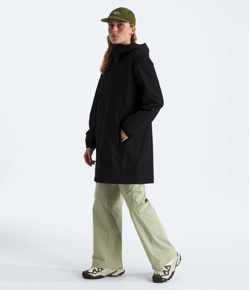 Chaqueta impermeable Daybreak Mid Negra Mujer TNF