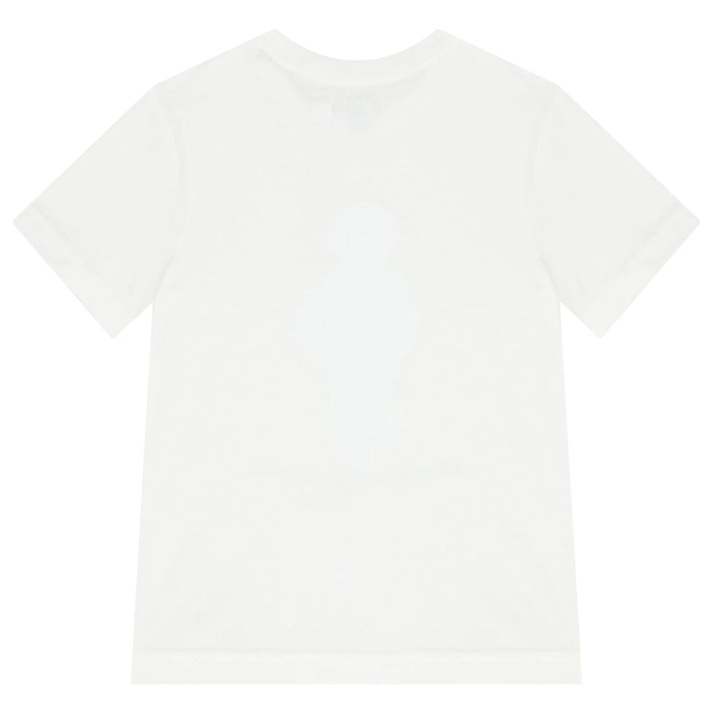 Polera Blanca Algodón Juvenil Polo Bear