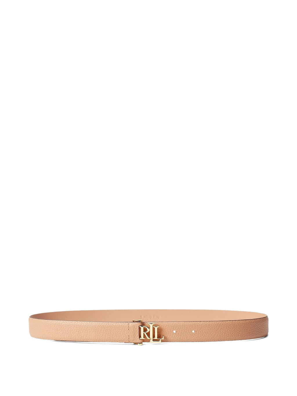 Cinturón Canela Cuero Fijo 3 cm Ralph Lauren