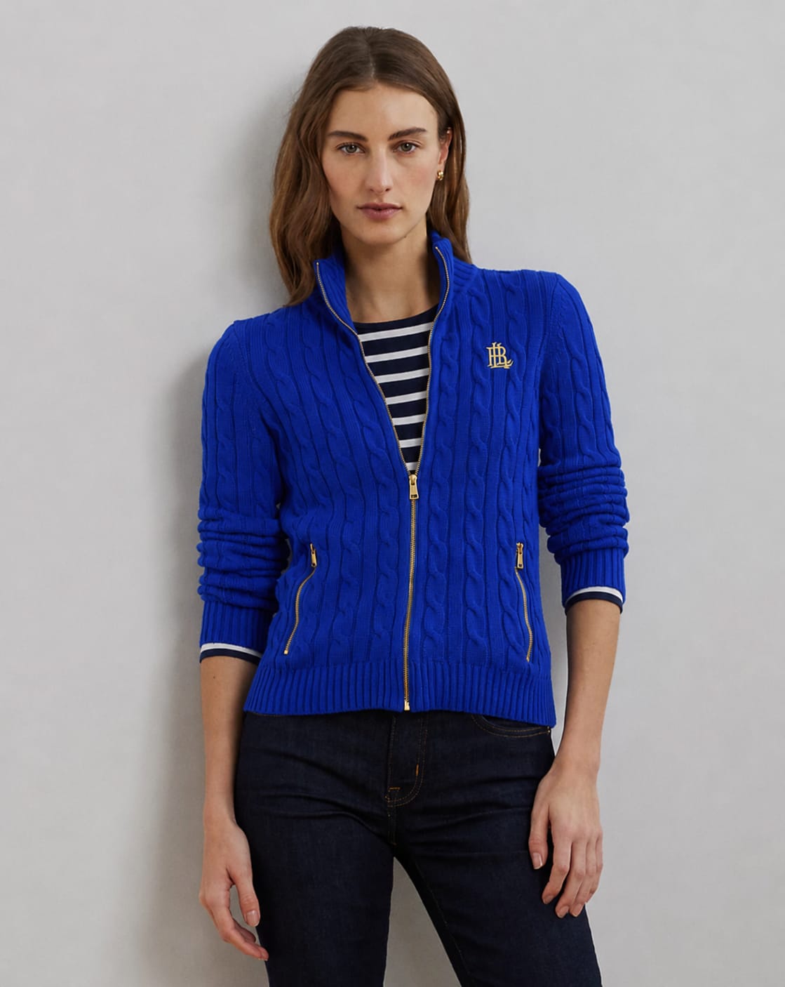 Sweater Azul Algodón Adulto Mujer Polo Ralph Lauren