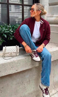 Sweater Burdeo Juvenil Mujer Polo Ralph Lauren
