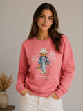 Polerón Rosa Osita Juvenil Polo Bear Ralph Lauren