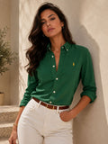 Camisa Verde Algodón Juvenil Polo Ralph Lauren