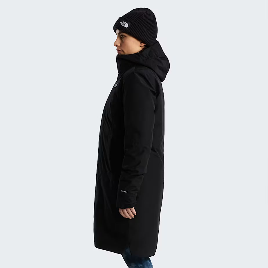 Parka Pluma 600 Sequoia Triclimate 3-1 Negra Mujer TNF