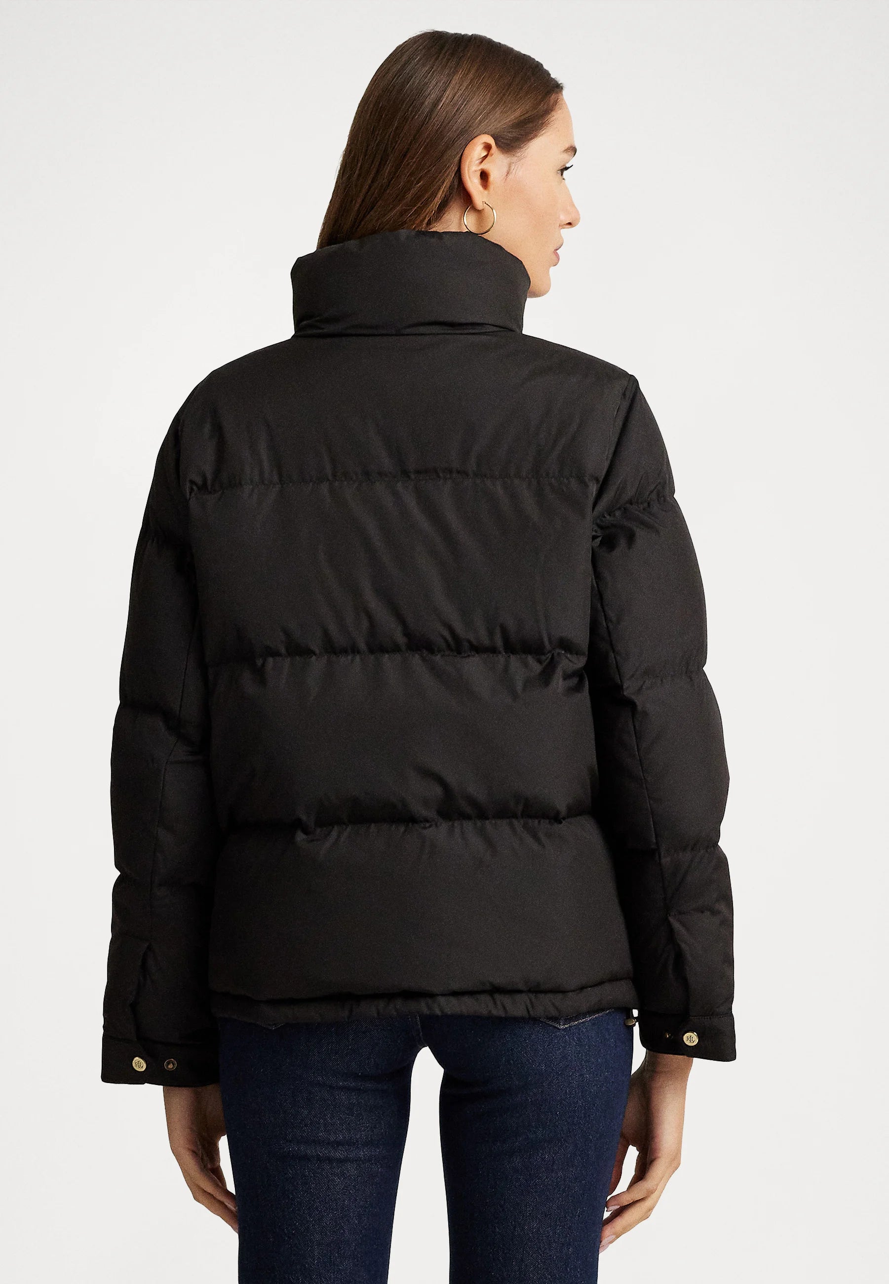 Parka Logo Negra Mujer Polo Ralph Lauren