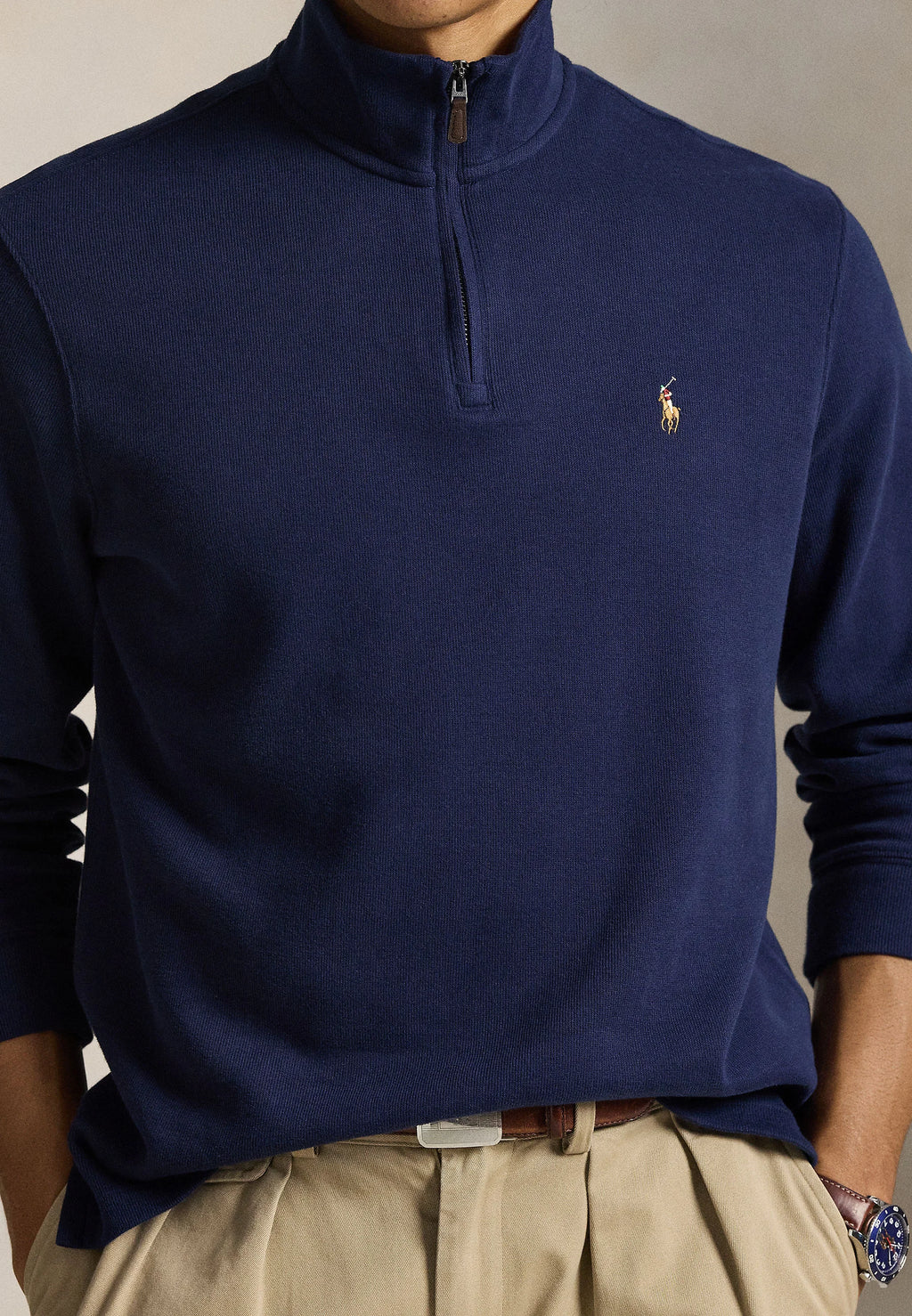 Sweater Azul Algodón Adulto Hombre Polo Ralph Lauren