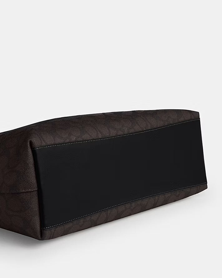 Cartera Gallery Tote Logo Café Coach