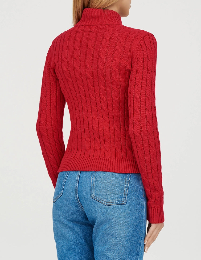 Sweater Rojo Algodón Adulto Mujer Polo Ralph Lauren