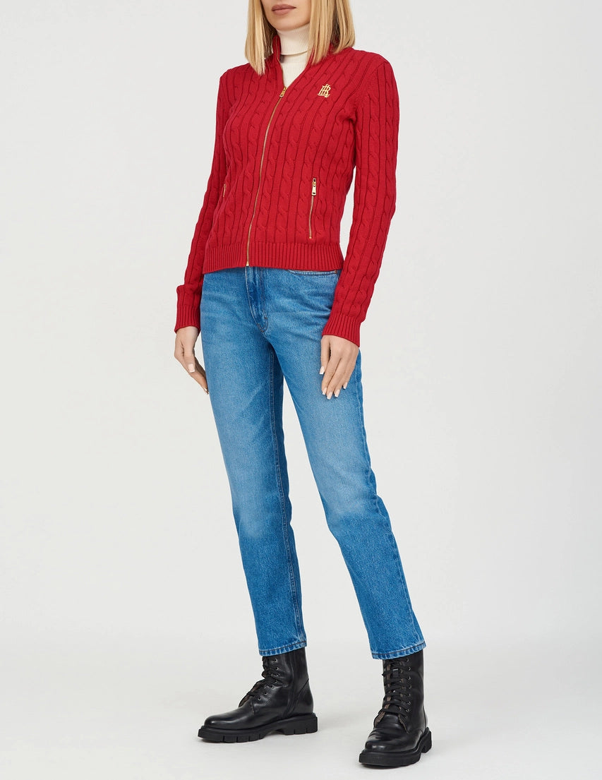 Sweater Rojo Algodón Adulto Mujer Polo Ralph Lauren
