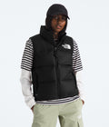 Parka Pluma 700 Retro Nuptse Sin Mangas Negra Mujer TNF