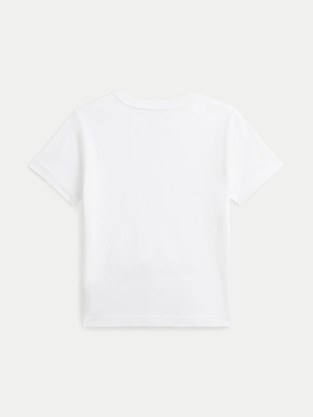 Polera Blanca Algodón Juvenil Polo Bear