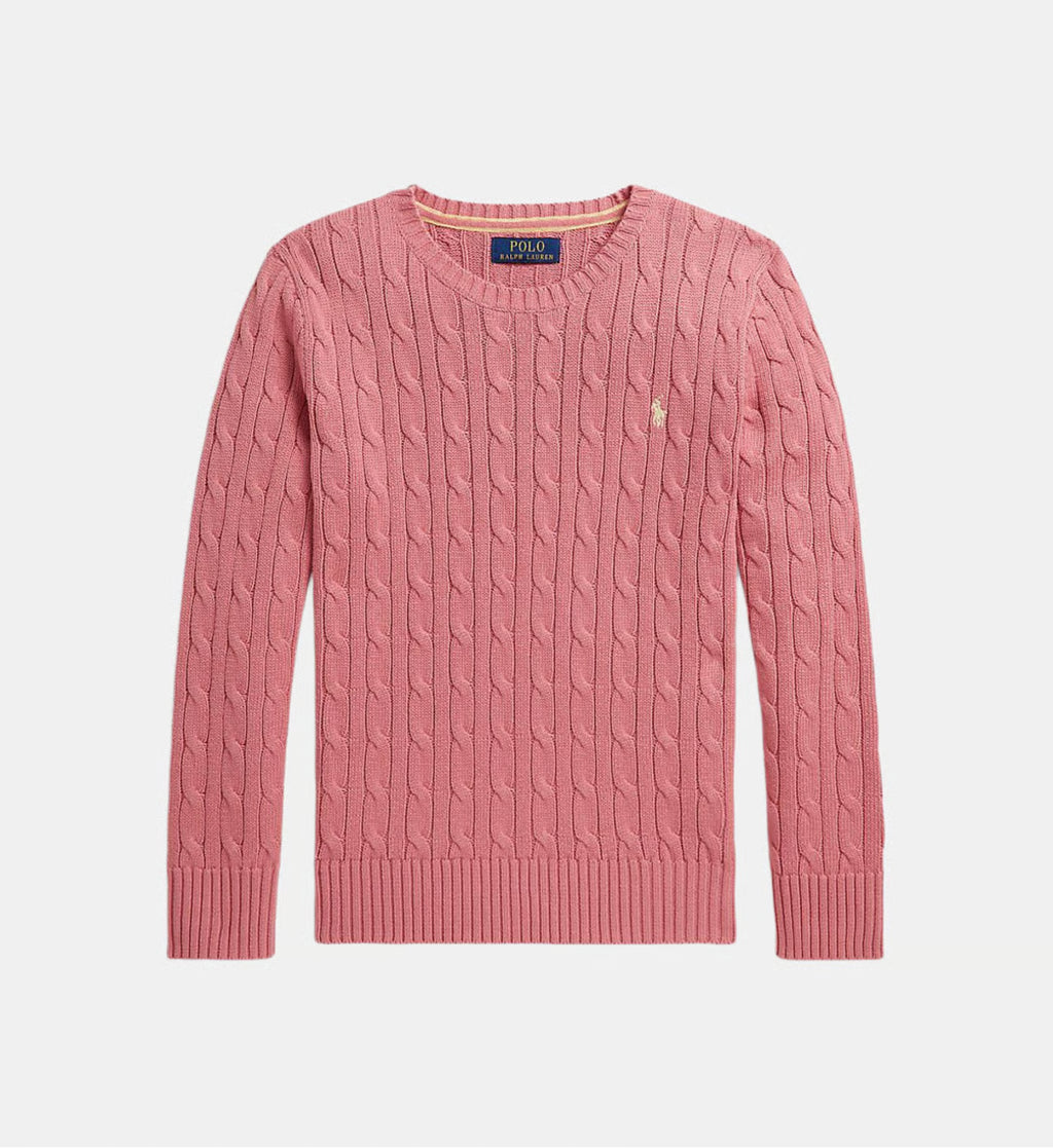 Sweater Rosa Algodón Juvenil Polo Ralph Lauren