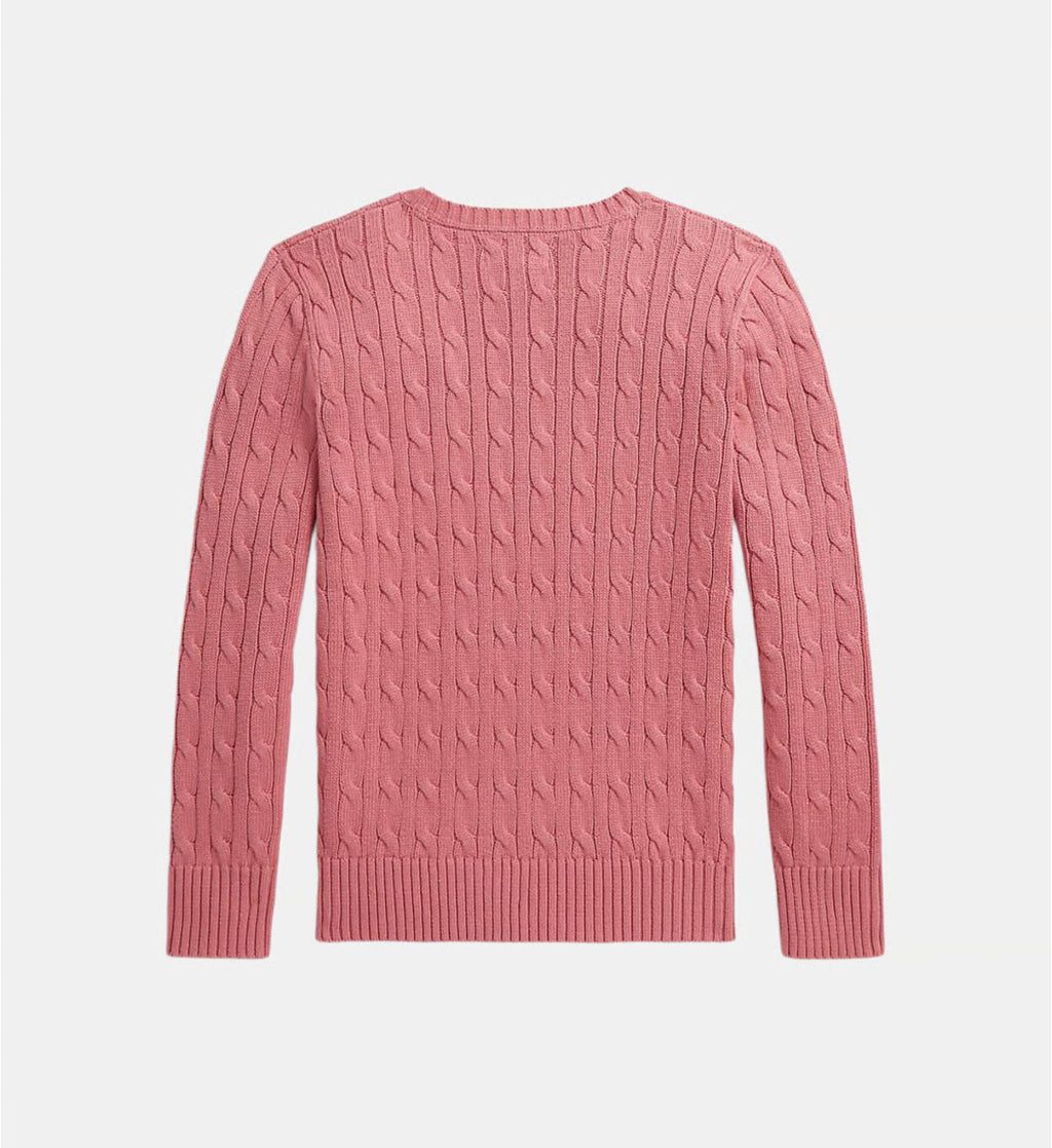 Sweater Rosa Algodón Juvenil Polo Ralph Lauren