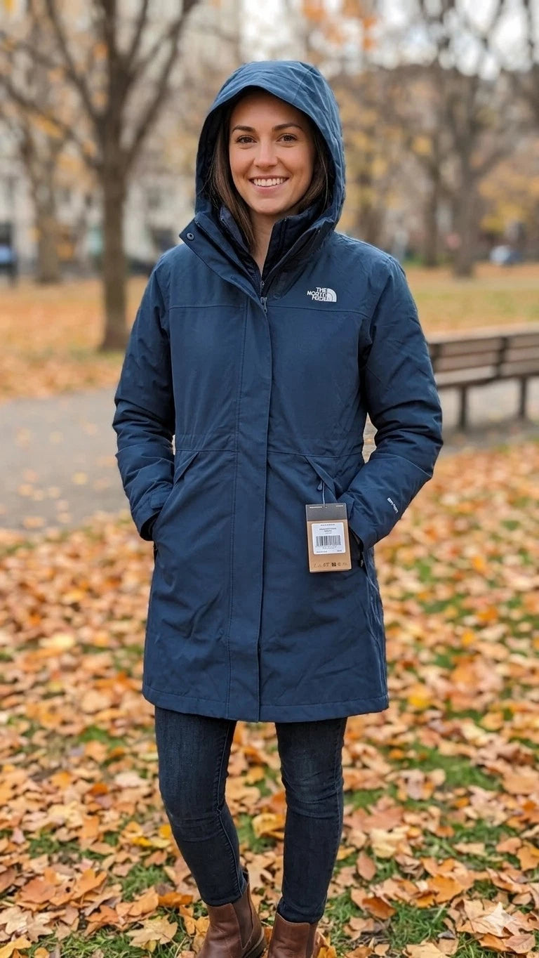 Parka Pluma 600 Sequoia Triclimate 3-1 Summit Navy Mujer TNF