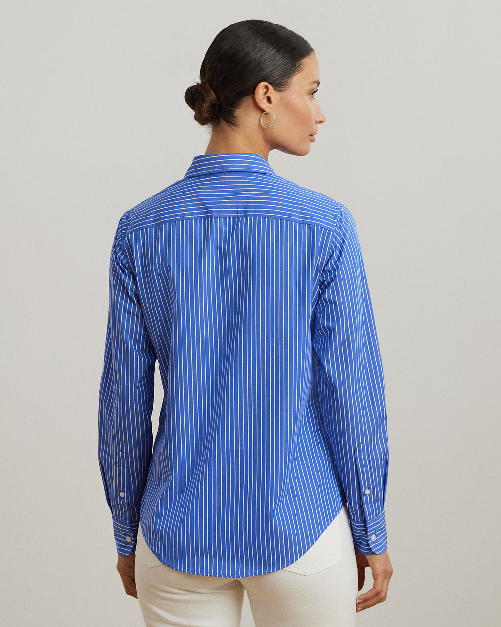 Camisa Celeste a Rayas Algodón Adulto Polo Ralph Lauren