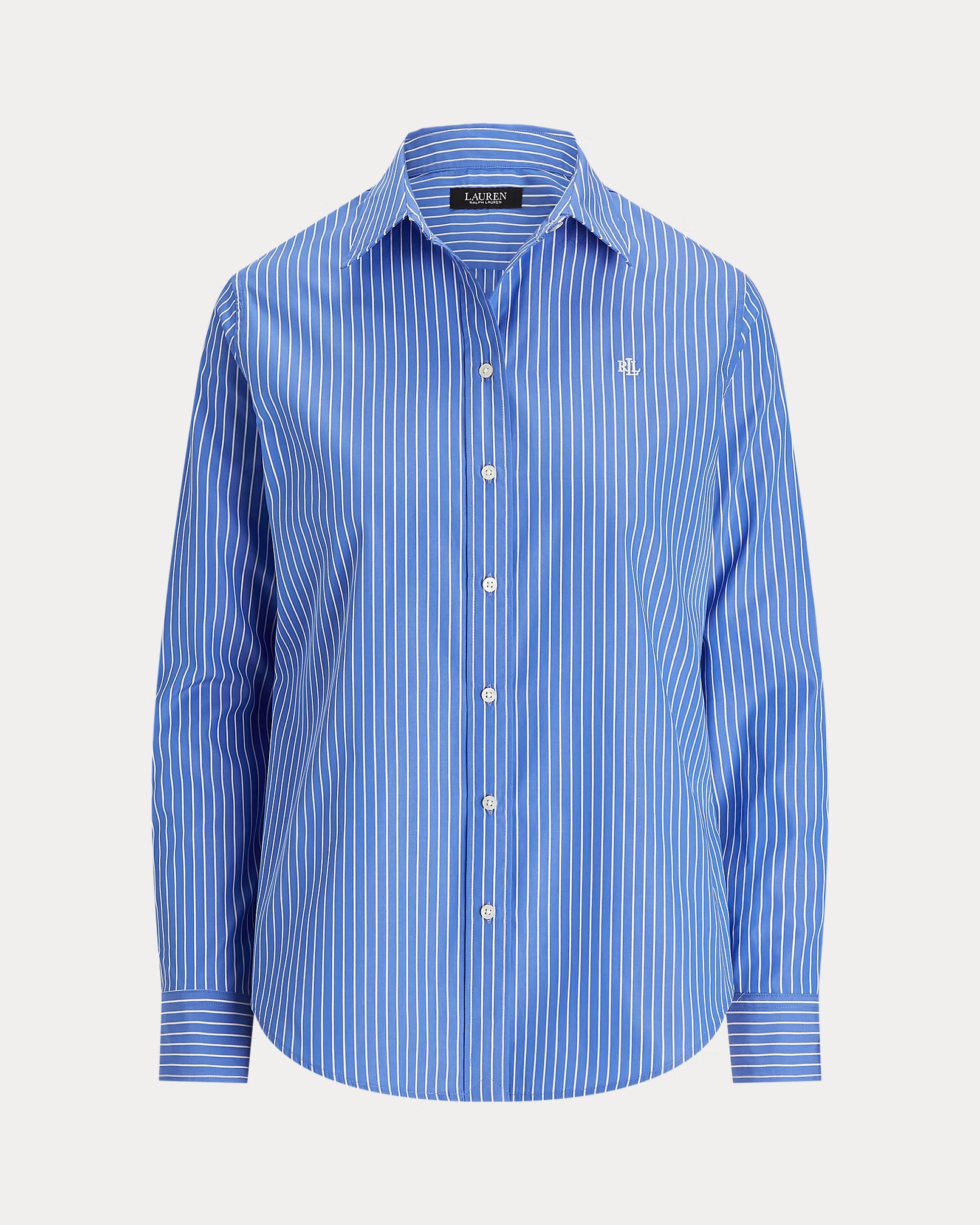 Camisa Celeste a Rayas Algodón Adulto Polo Ralph Lauren
