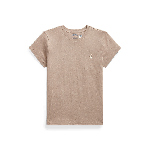 Polera Beige Algodón Adulto Mujer Polo Ralph Lauren