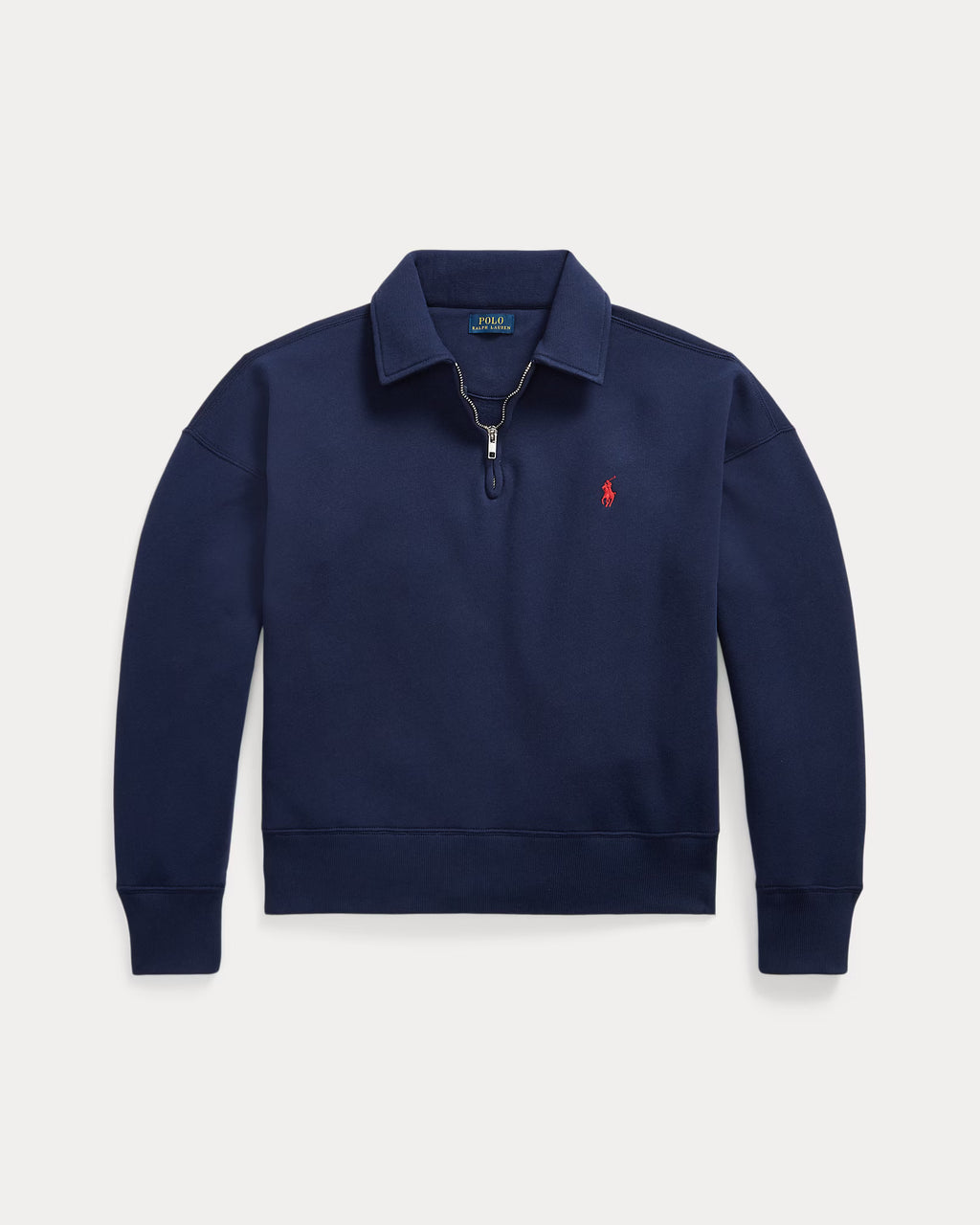 Polerón Oversize Azul Algodón Adulto Mujer Polo Ralph Lauren