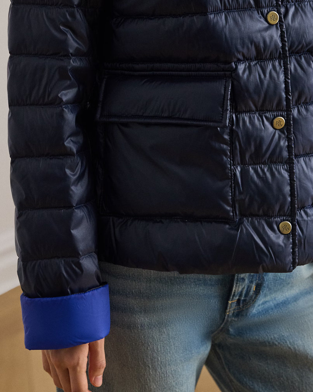 Chaqueta Azul Acolchada Polo Ralph Lauren