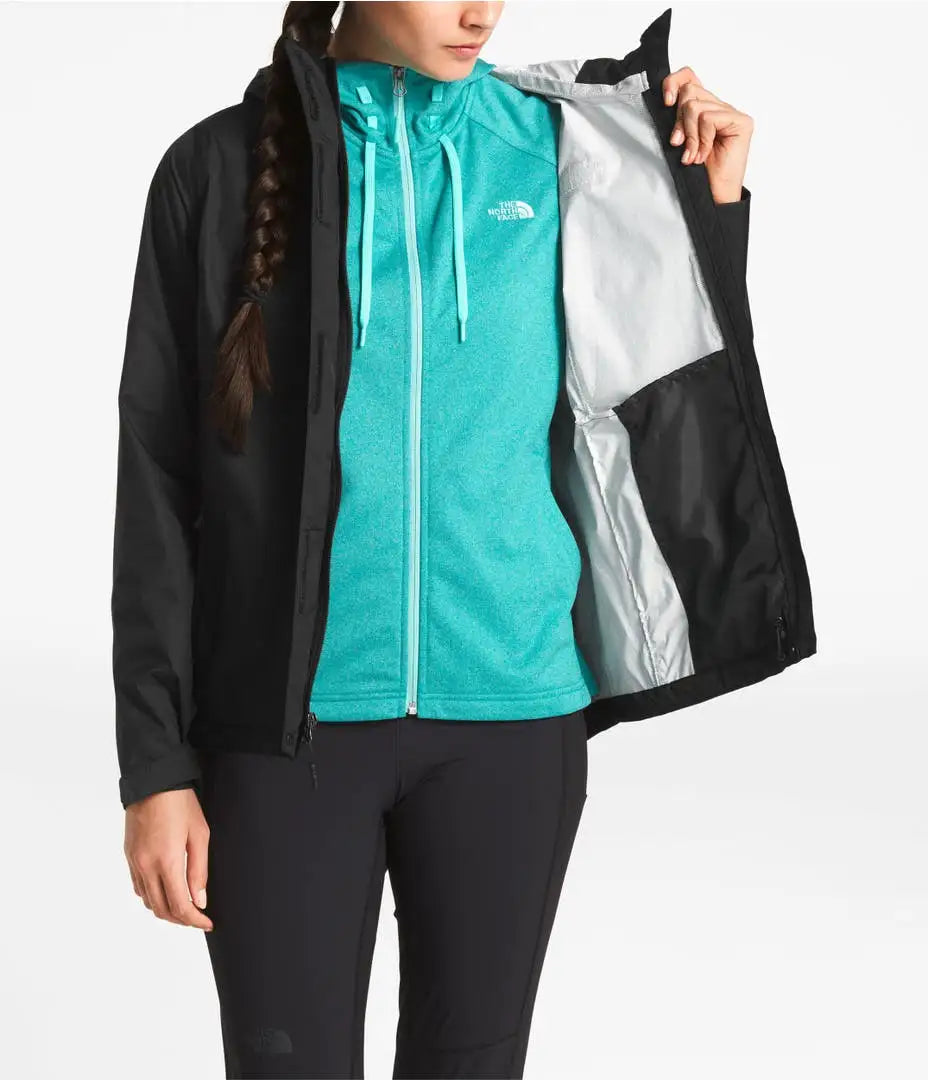 Chaqueta Impermeable Venture 2 Negra Mujer TNF